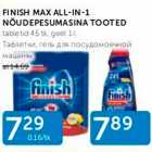 FINISH MAX ALL-IN-1 NÕUDEPESUMASINA TOOTED