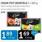 CESAR TOIT KOERTELE 4 X 100 g