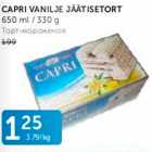 CAPRI VANILJE JÄÄTISETORT