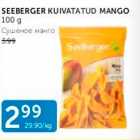 SEEBERGER KUIVATATUD MANGO 100 G