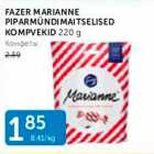 FAZER MARIANNE PIPARMÜNDI MAITSELISED KOMPVEKID 220 G