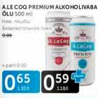 A.LE COQ PREMIUM ALKOHOLIVABA ÕLU 500 ml