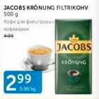 Allahindlus - JACOBS KRÖNUNG FILTRIKOHV 500 G