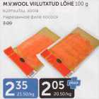 M.V.WOOL VIILUTATUD LÕHE 100 G