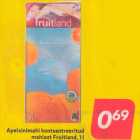 Apelsinimahl konsentreeritud mahlast Fruitland, 1 l