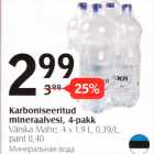 Karboniseeritud mineraalvesi, 4-pakk