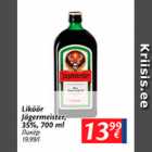 Alkohol - Liköör Jägermeister, 35%, 700 ml