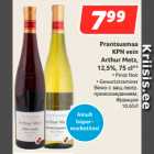 Allahindlus - Prantsusmaa
 KPN vein
 Arthur Metz,
12,5%, 75 cl**