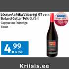 Allahindlus - Lõuna-Aafrika Vabariigi GT vein
Boland Cellar 