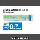 Allahindlus - Velvera vatipadjad 100 tk