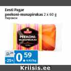 Allahindlus - Eesti Pagar
peekoni-munapirukas 2 x 60 g