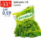 Salat potis, 1 tk