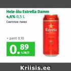 Hele õlu Estrella Damm 