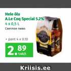 Hele õlu
A.Le Coq Special