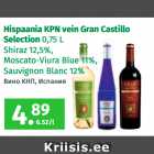 Allahindlus - Hispaania KPN vein Gran Castillo
Selection 0,75 L 