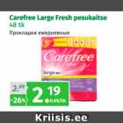 Allahindlus - Carefree Large Fresh pesukaitse
48 tk