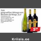 Allahindlus - Tšiili geograafilise tähisega vein Misiones De Rengo, 75 cl