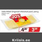 Allahindlus - Valio Atleet Originaal viilutatud juust, 500 g