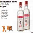 Allahindlus - Viin Sobieski Vodka