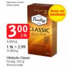 Filtrikohv Classic Paulig, 250 g