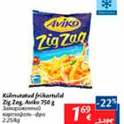 Allahindlus - Külmutatud friikartulid Zig Zag, Aviko 750 g