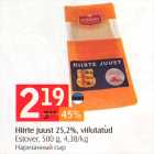 Hiirte juust 25,2%, viilutatud