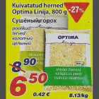 Kuivatatud herned Optima Linija