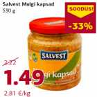 Allahindlus - Salvest Mulgi kapsad
530 g