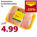 Allahindlus - Rannamõisa
broilerikintsuliha
kg