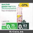 Allahindlus - Aura Fruit gaasita vesi 1,5 l