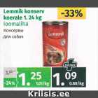 Allahindlus - Lemmik konserv koerale 1,24 kg