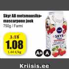 Skyr AB metsmaasika-mascarpone jook