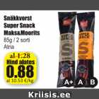 Snäkkvorst Super Snack Maks&Moorits