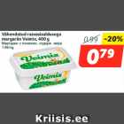 Allahindlus - Vähendatud rasvasisaldusega
margariin Voimix, 400 g