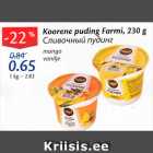 Allahindlus - Koorene puding Farmi, 230 g