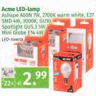 Allahindlus - Acme LED-Lamp