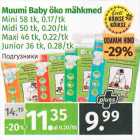 Mähkmed - Muumi Baby öko mähkmed