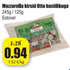 Allahindlus - Mozzarella kirsid Otto basiilikuga