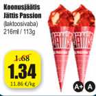 Allahindlus - Koonusjäätis Jätis Passion