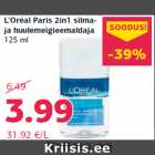 L'Oréal Paris 2in1 silmaja
huulemeigieemaldaja
125 ml