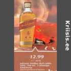 Allahindlus - Johnnie Walker Red Lable, 40%,700ml,2 klassiga kinkekarp