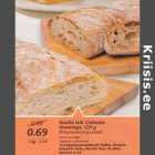 Allahindlus - Itaalia leib Ciabatta Маntingа, 320 g, tume ja valge