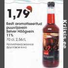 Allahindlus - Eesti aromatiseeritud puuviljavein Selver Hõõgvein
11% 70 cl