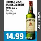 IIRIMAA VISKI JAMESON IRISH