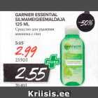 Allahindlus - GARNIER ESSENTIAL SILMAMEIGIEEMALDAJA 125 ML