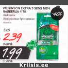 Allahindlus - WILKINSON EXTRA 3 SENS MEN RASEERIJA 4 TK