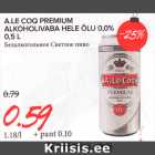 Allahindlus - A.LE COQ PREMIUM ALKOHOOLIVABA HELE ÕLU 0,0%, 0,5 L