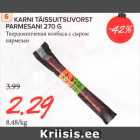 KARNI TÄISSUITSUVORST PARMESANI 270 G