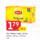 Tee Yellow Label, 50 pk