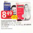 Multivitamiinid Total meestele (67,2 g) või naistele (73,2 g), 60 tabletti